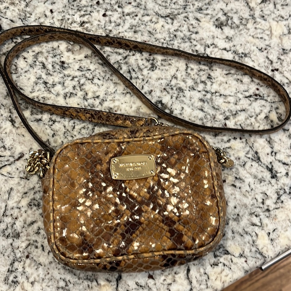 Michael Kors Crossbody Purse with card slots in purse